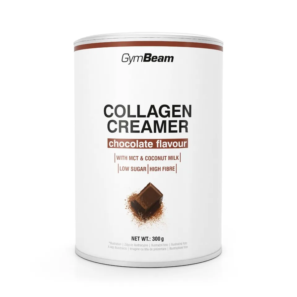 GymBeam Collagen Creamer 300 g polvere cioccolato cocco proteine