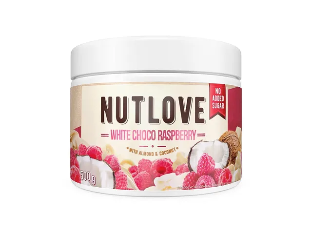 AllNutrition Nutlove White Choco Raspberry crema 500g light
