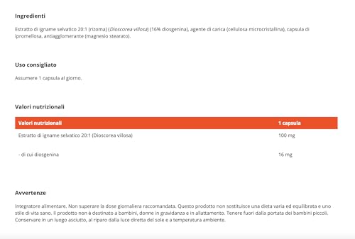 GymBeam Integratori Estratto Wild Yam capsule vegane