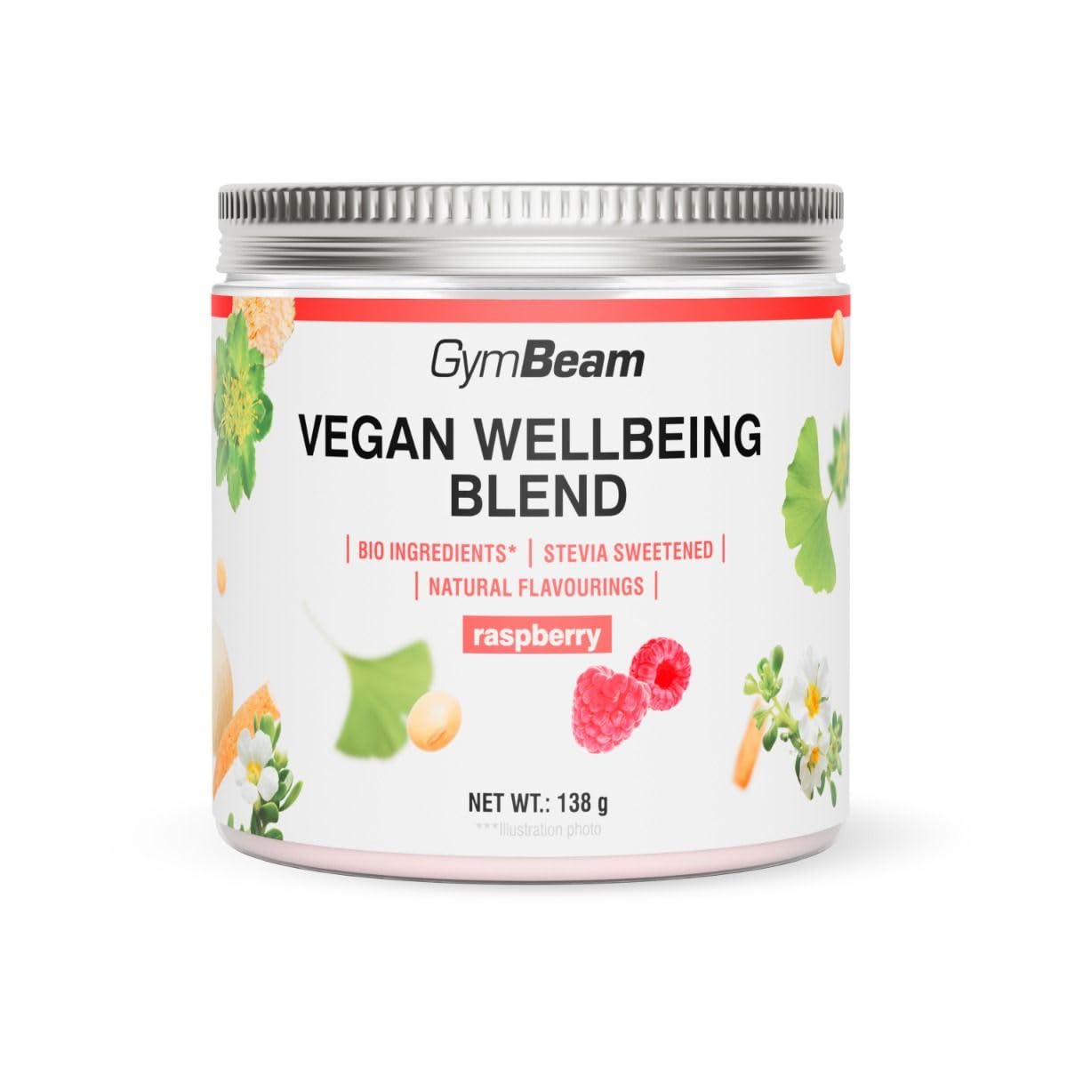 GymBeam Wellbeing Blend Nootropo Vegano Ashwagandha Polvere