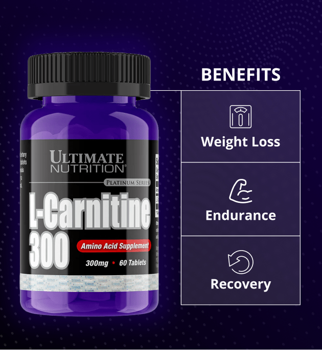 Ultimate Nutrition L-Carnitine 500mg compresse energia