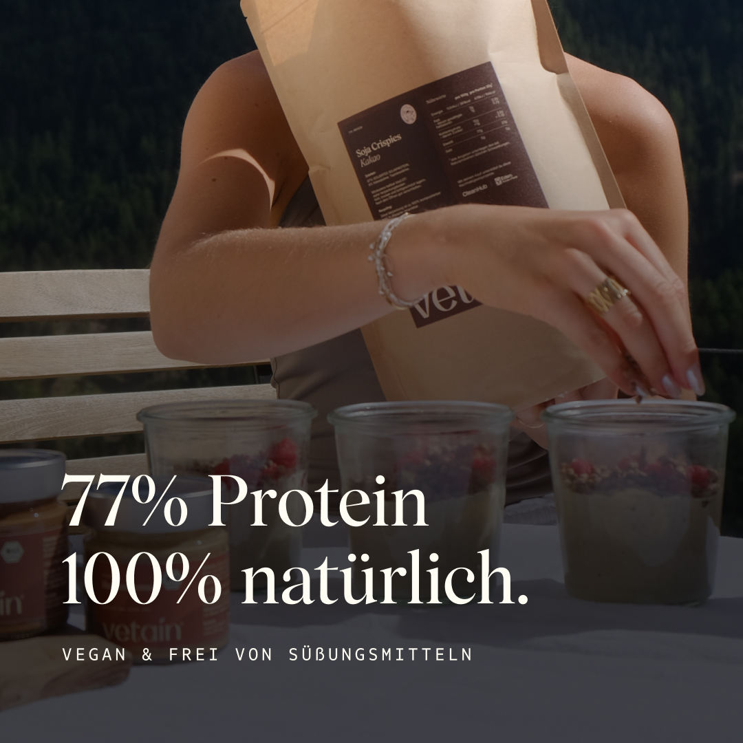 Vetain Soja Crispies 77% snack proteico cacao 750g
