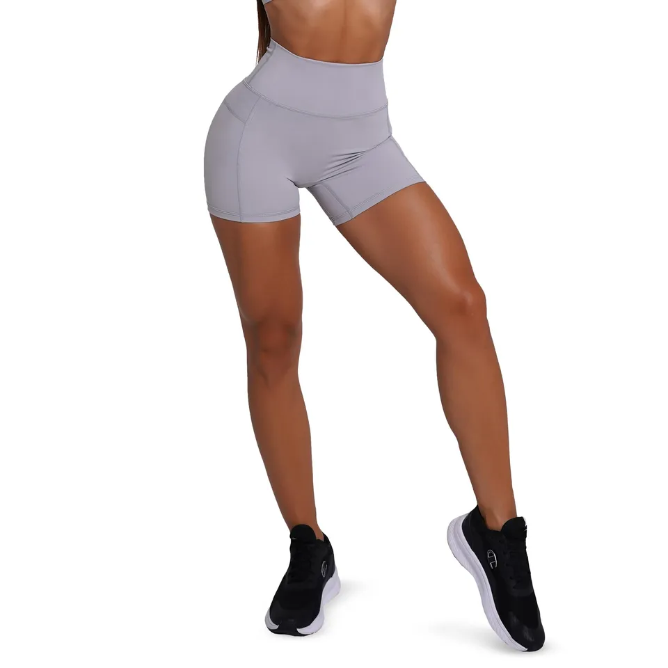 GymBeam Fit Pantaloncini Donna Mist Grey Taglia S