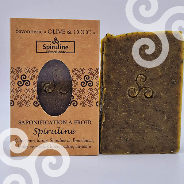 Spiruline de Brocéliande Sapone alla Spirulina Idratante Artigianale