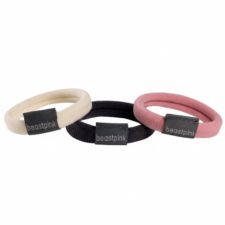 GymBeam Set 3 elastici capelli sport poliestere elastan