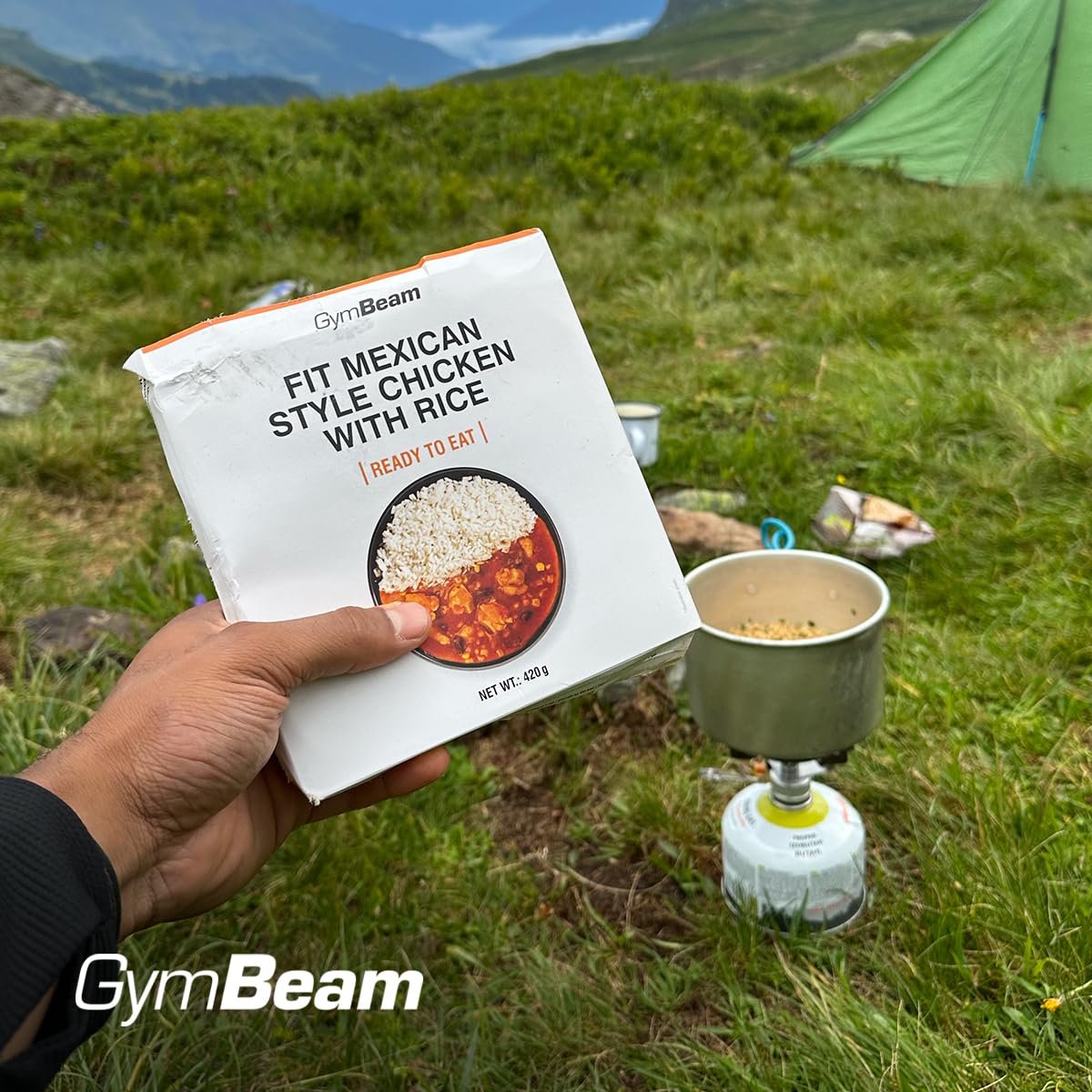 GymBeam Proteine Pollo Messicana Riso pasto pronto 6x420g 29,2g proteine