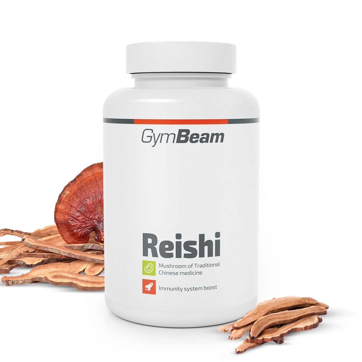 GymBeam Reishi integratore 90 capsule 1000 mg immunitario