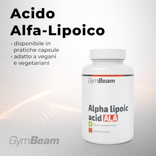 GymBeam Longevità Acido Alfa-Lipoico Capsule 90 pz Vegano