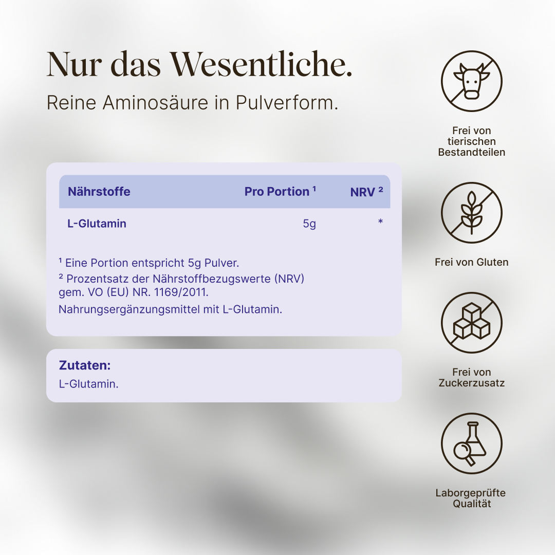 Vetain Vitamine L-Glutamin integratore polvere 500g pura
