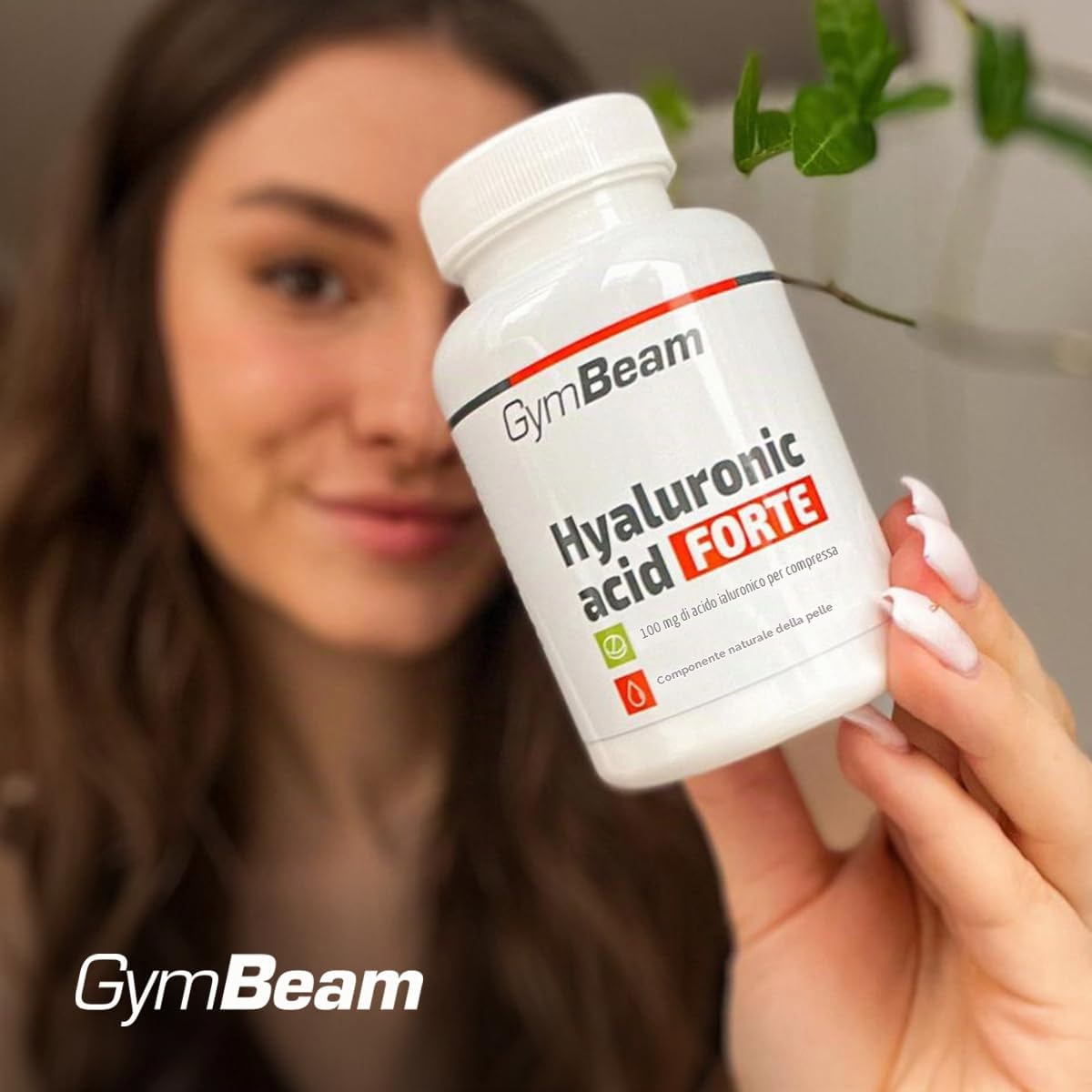 GymBeam Forte Acido Ialuronico Compresse 90 pz Vegano