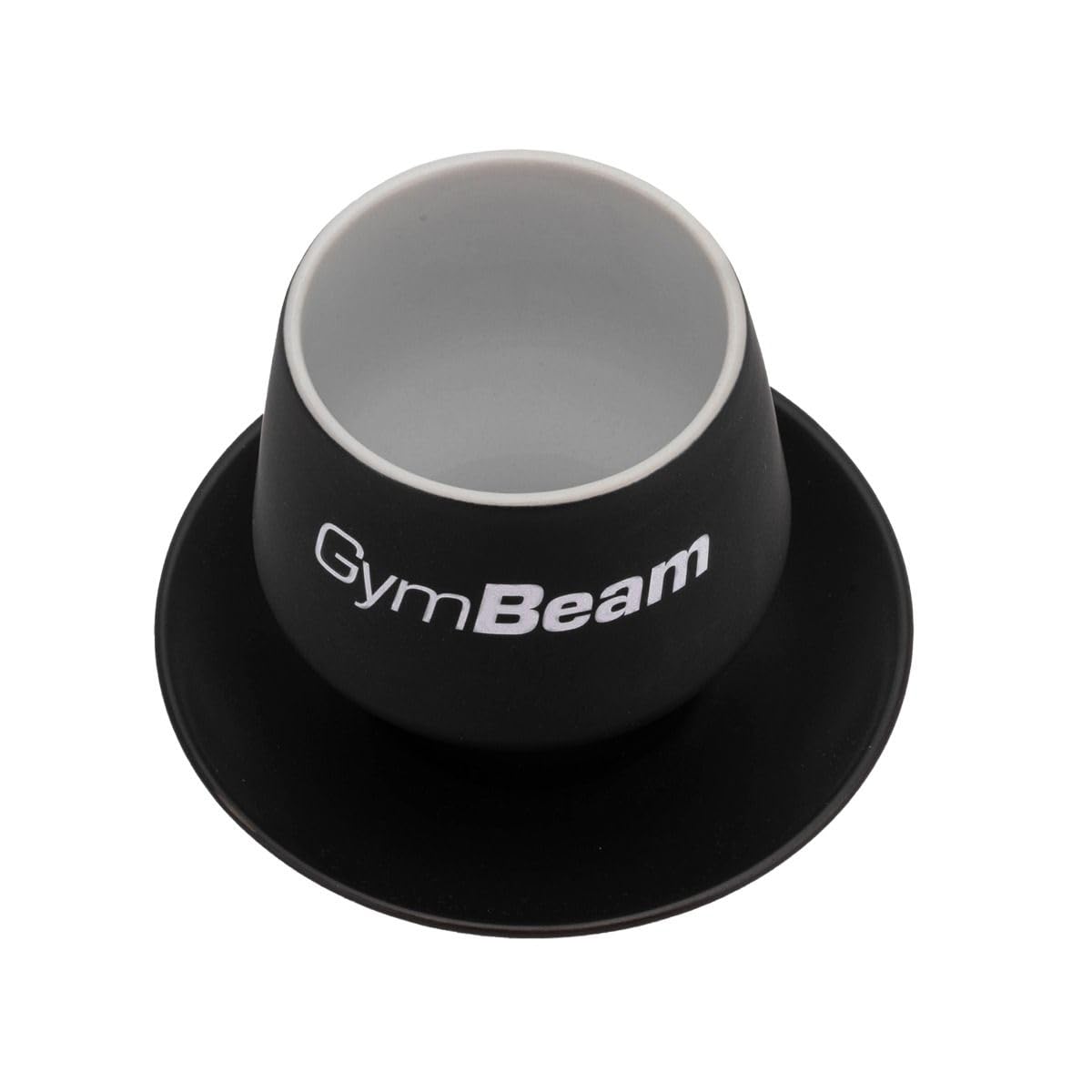 GymBeam Tazza Ceramica 190 ml con Piattino Opaca