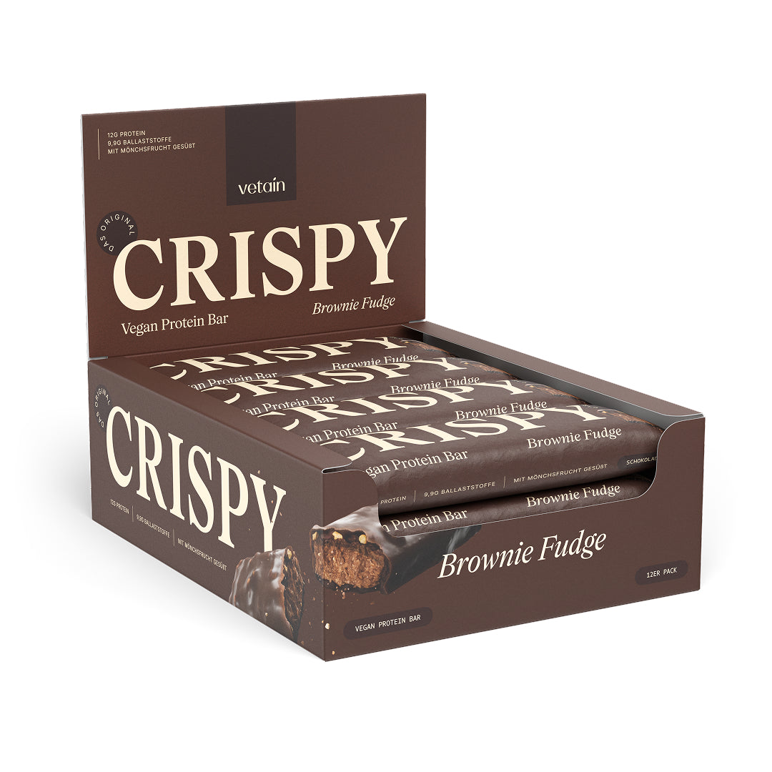 Vetain Crispy Barretta Proteica Brownie Fudge 12 pack