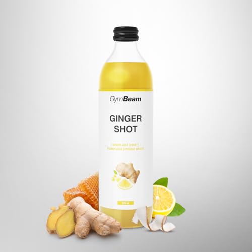 GymBeam Shot Zenzero succo 500 ml miele e limone