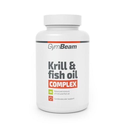 GymBeam Olio Krill e Pesce Omega 3 90 capsule EPA DHA