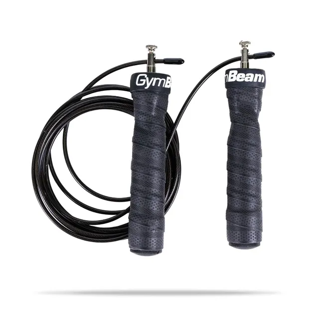 GymBeam Corda Saltare Onyx Pesi Rimovibili 160g Acciaio