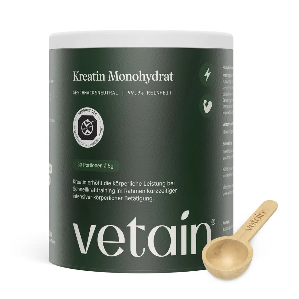 Vetain Creatine Monohydrate 250g Polvere Creatina Pura