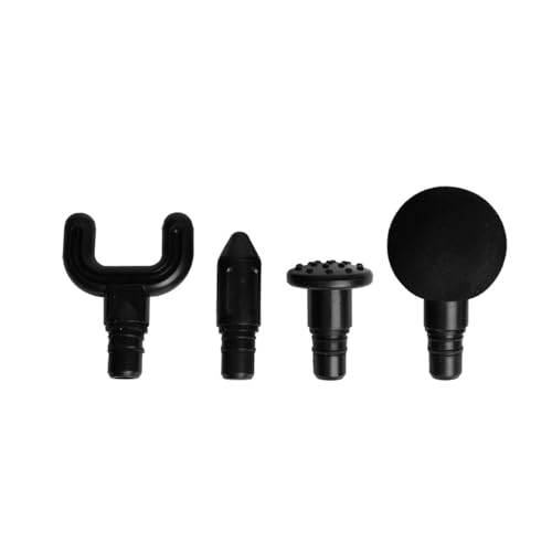 GymBeam Mini Pistola Massaggiante 4 Testine USB-C Nero