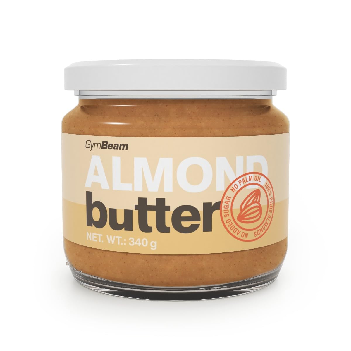 GymBeam Burro di Mandorle crema spalmabile 340 g 100% mandorle