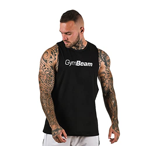 GymBeam Cut Off Canotta Uomo Nero M traspirante