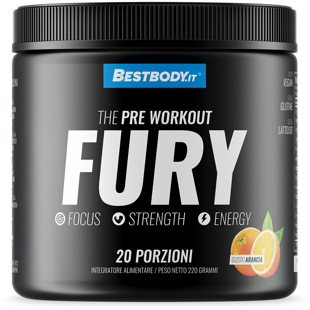Best Body Performance Fury Original Pre Workout 220g Limone