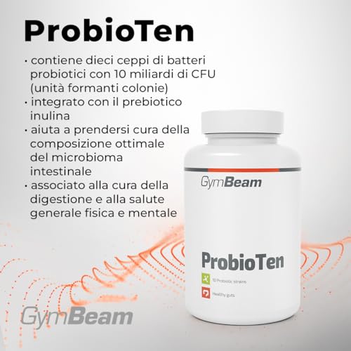 GymBeam ProbioTen probiotico 60 capsule 10 miliardi CFU