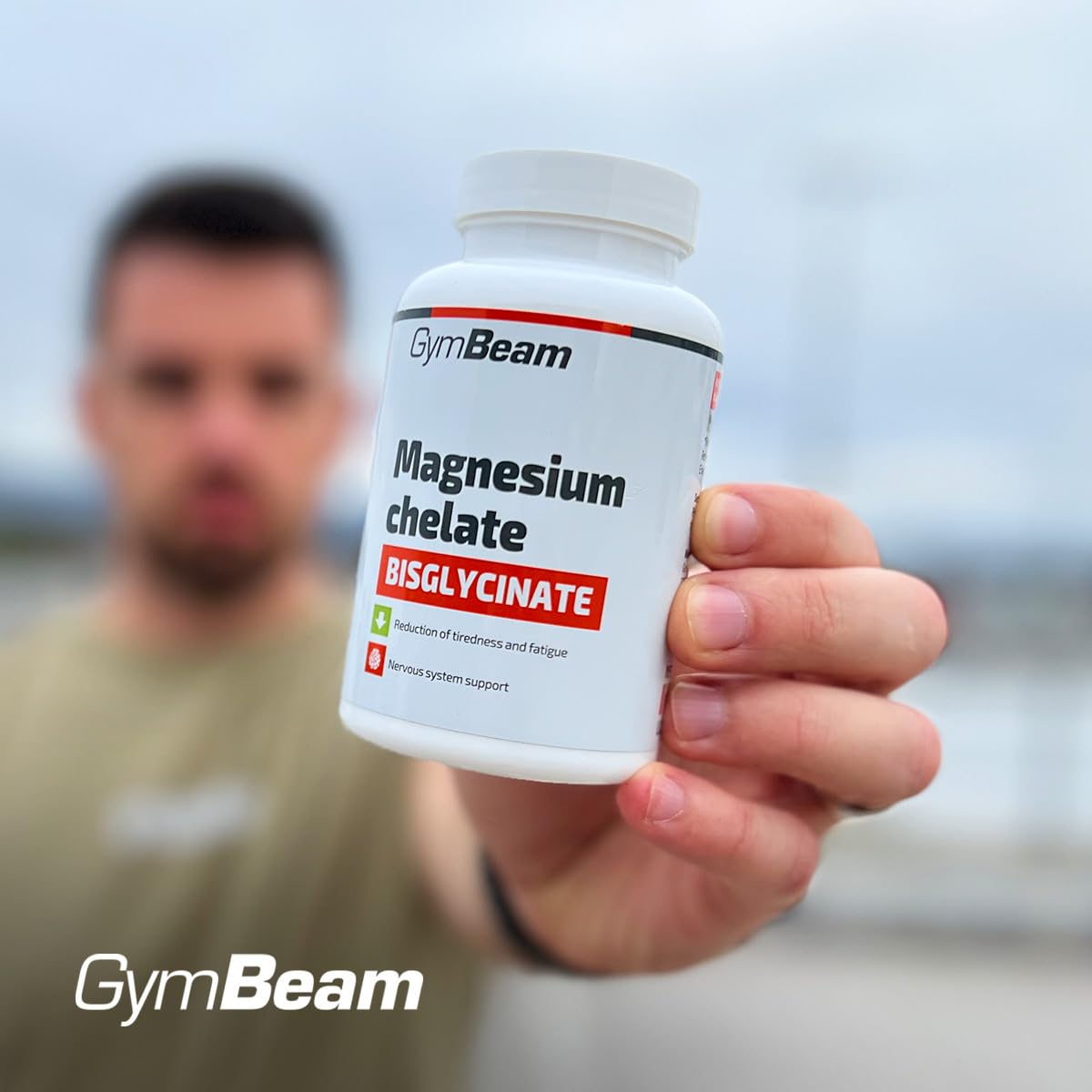 GymBeam Magnesio Bisglicinato Capsule 90 cps 225 mg