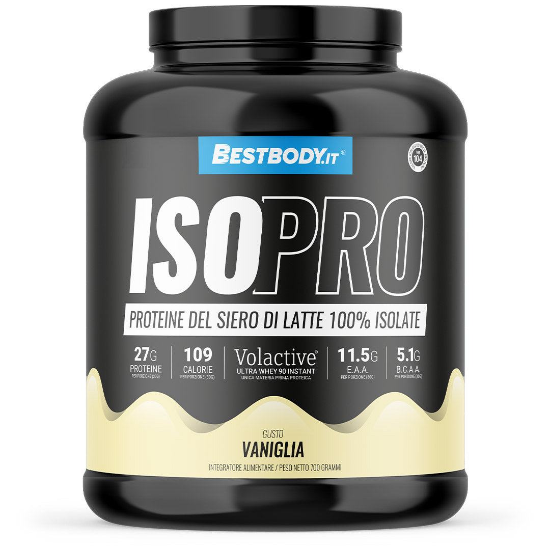 Best Body IsoPro 700g Proteine Whey Isolate Biscotto 27g