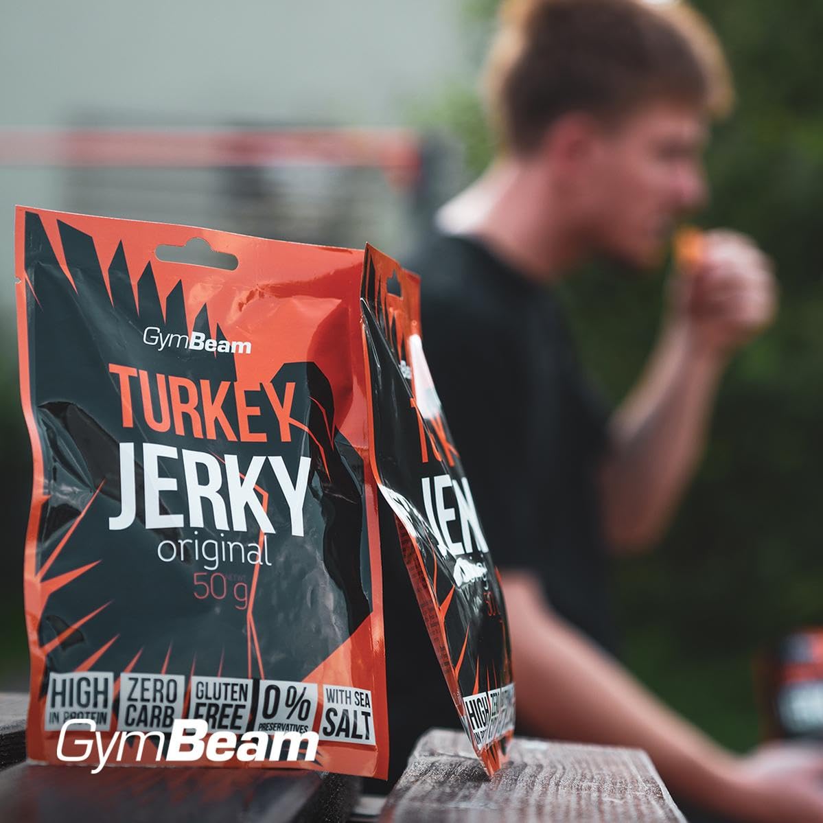 GymBeam Turkey Jerky carne secca tacchino 50 g proteine