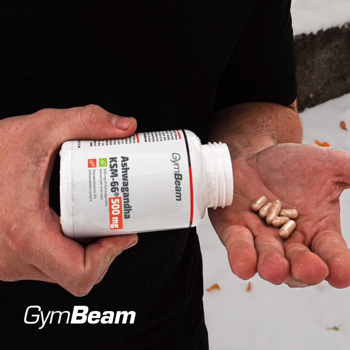 GymBeam Ashwagandha KSM-66 500 mg Capsule Stress