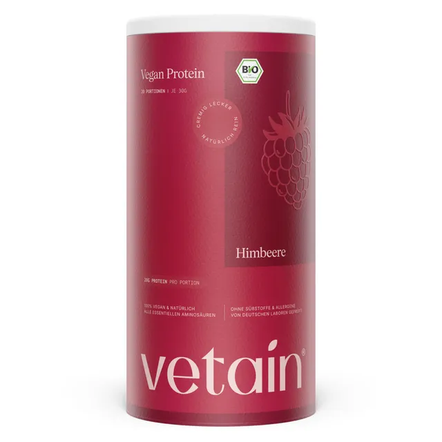 Vetain Protein Proteine vegane lampone 540 g bio