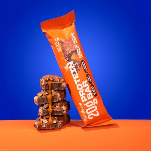 GymBeam Barretta Proteica 20g Cioccolato-Caramello 12x55g