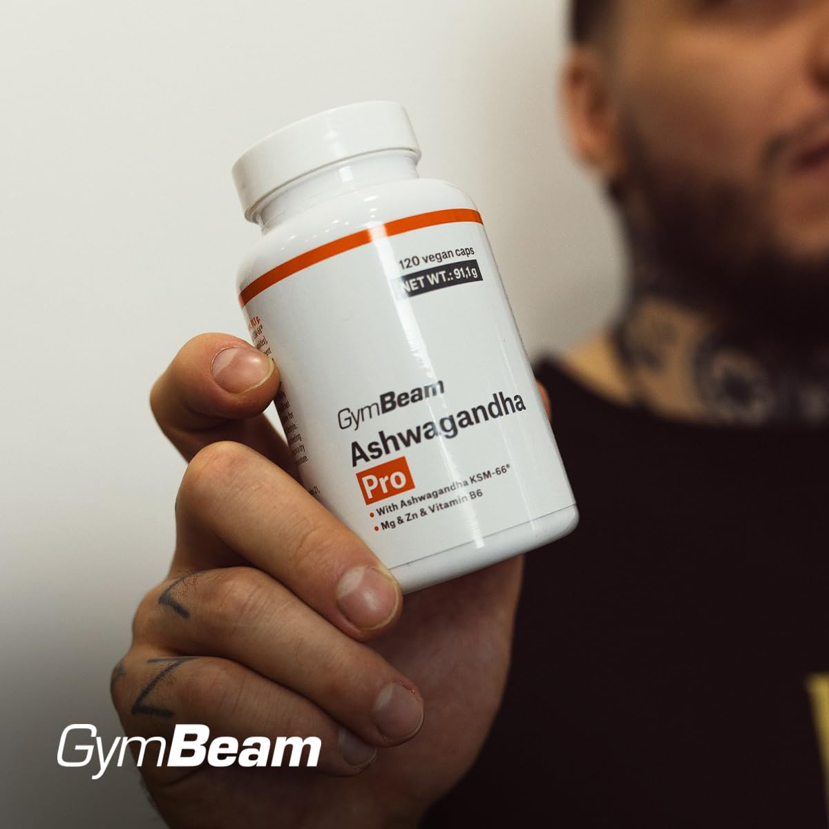 GymBeam Ashwagandha Pro Capsule KSM-66 con Magnesio Zinco