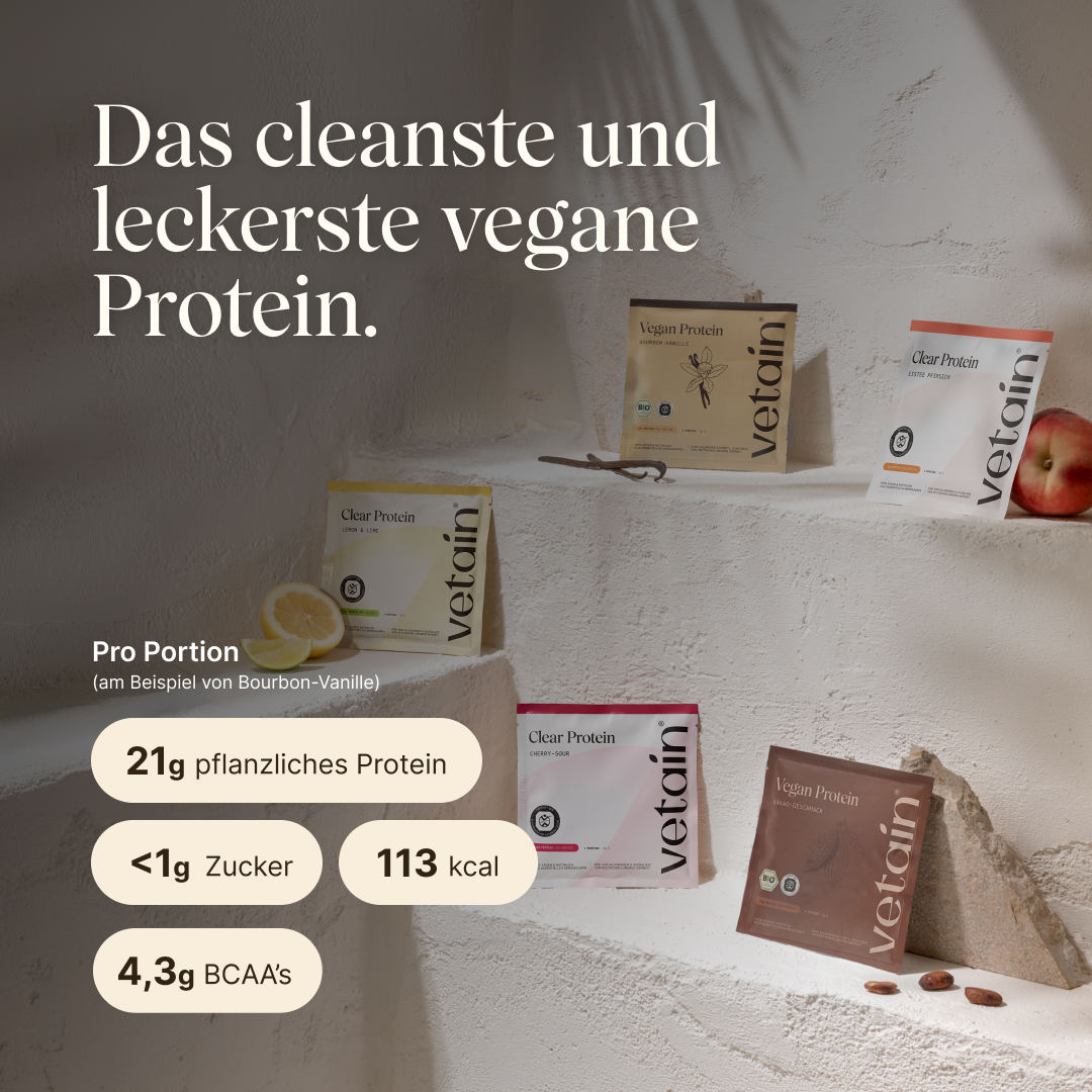 Vetain Proben Vegan Protein Sample Pack 8x30g 8 gusti