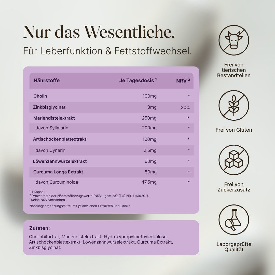 Vetain Liver Complex 120 Capsule Vegane Fegato