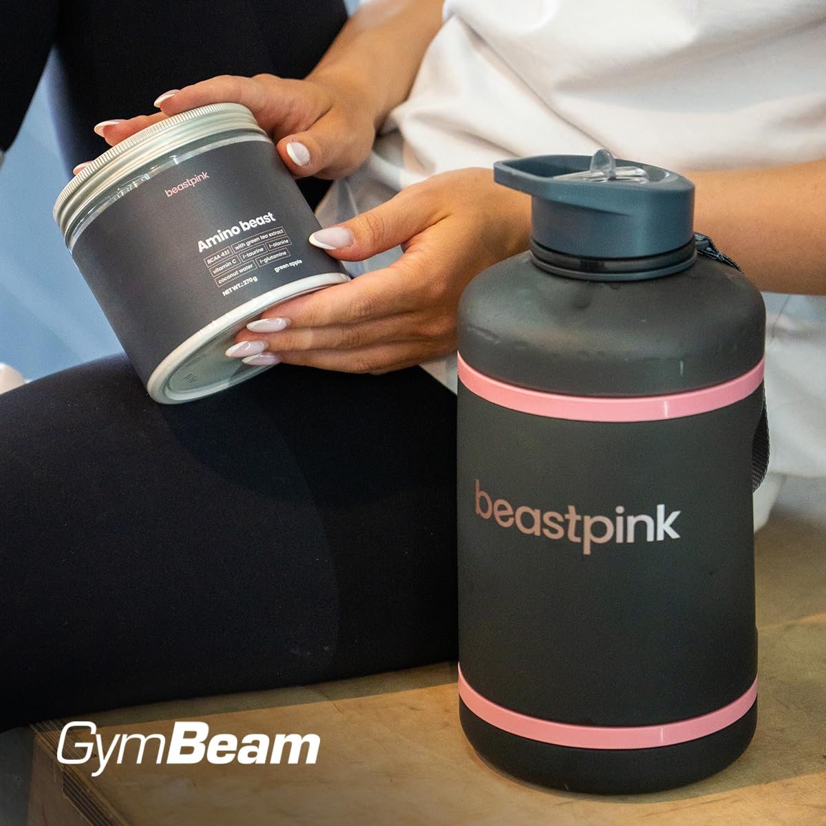 GymBeam Amino Beast aminoacidi mela verde 270 g BCAA