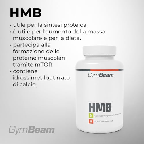 GymBeam HMB Compresse Leucina per Massa Muscolare Uso Giornaliero
