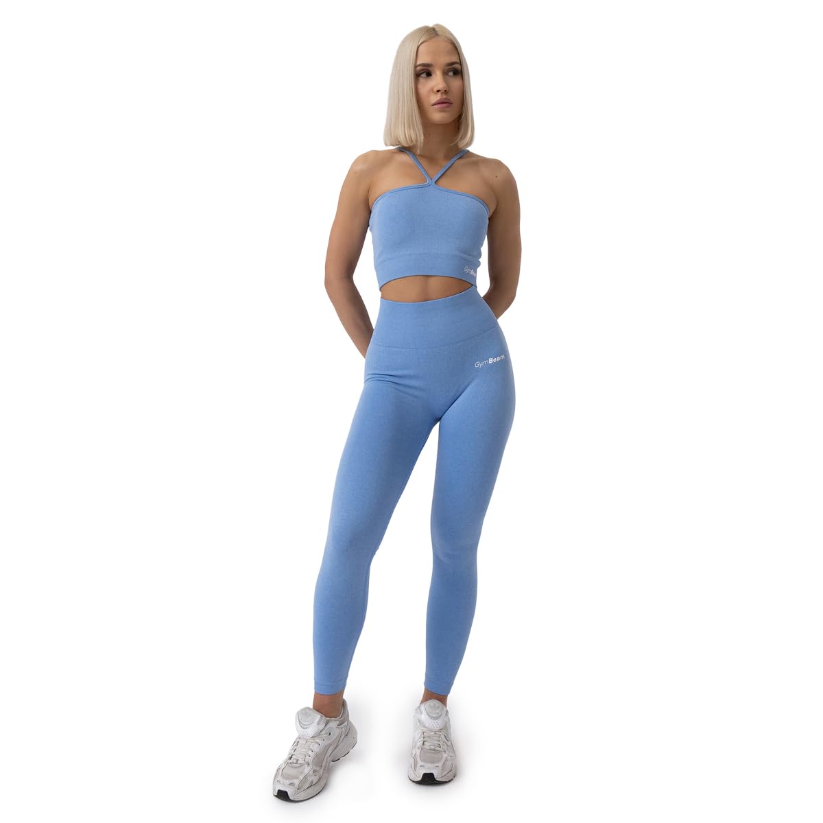 GymBeam Flo Leggings Donna Seamless Vita Alta Scrunch