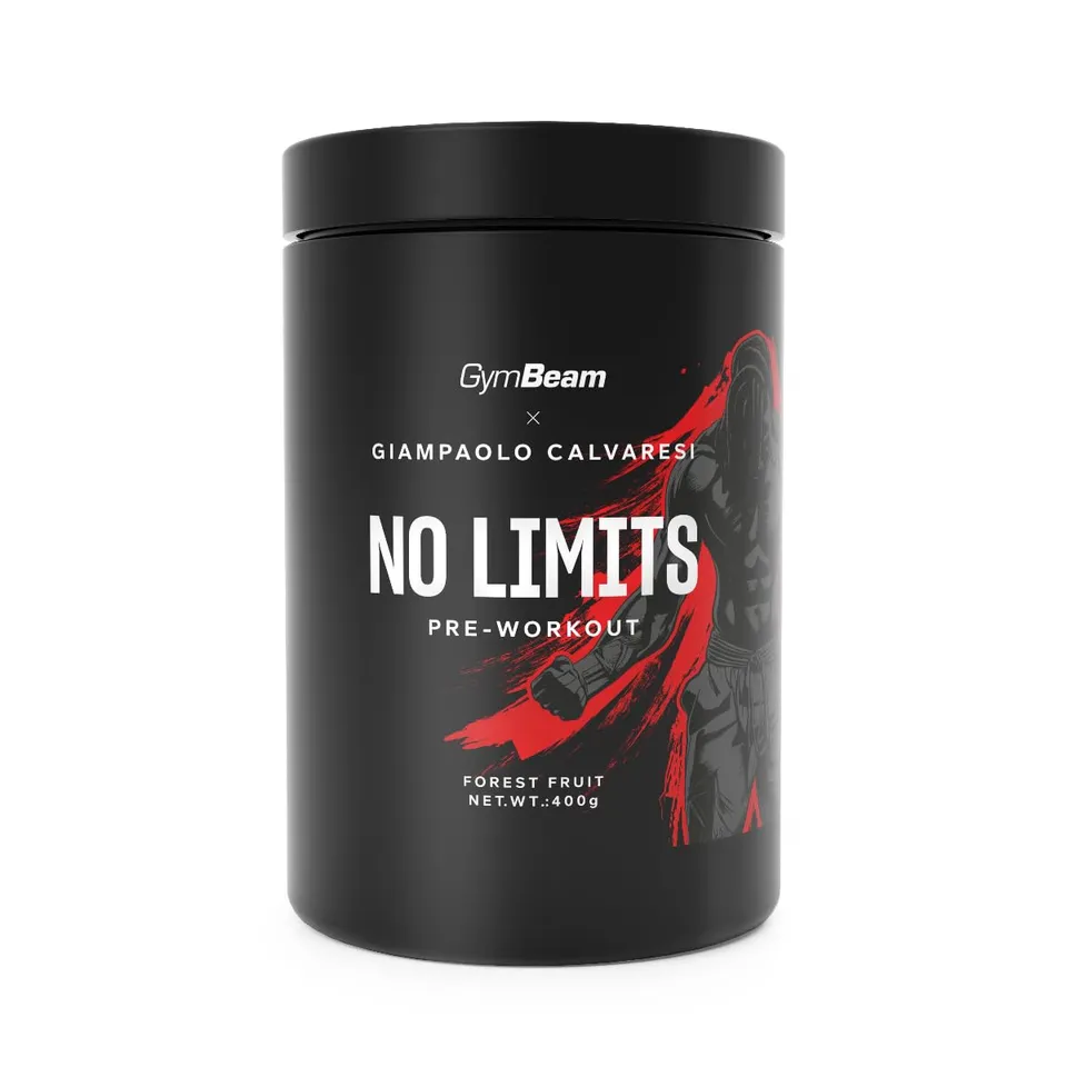 GymBeam No Limits Pre-Workout 400 g caffeina creatina