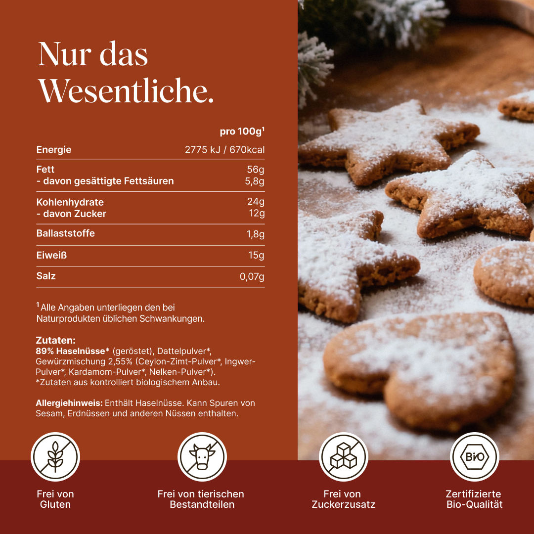 Vetain Snacks Lebkuchencreme crema spalmabile 200g BIO