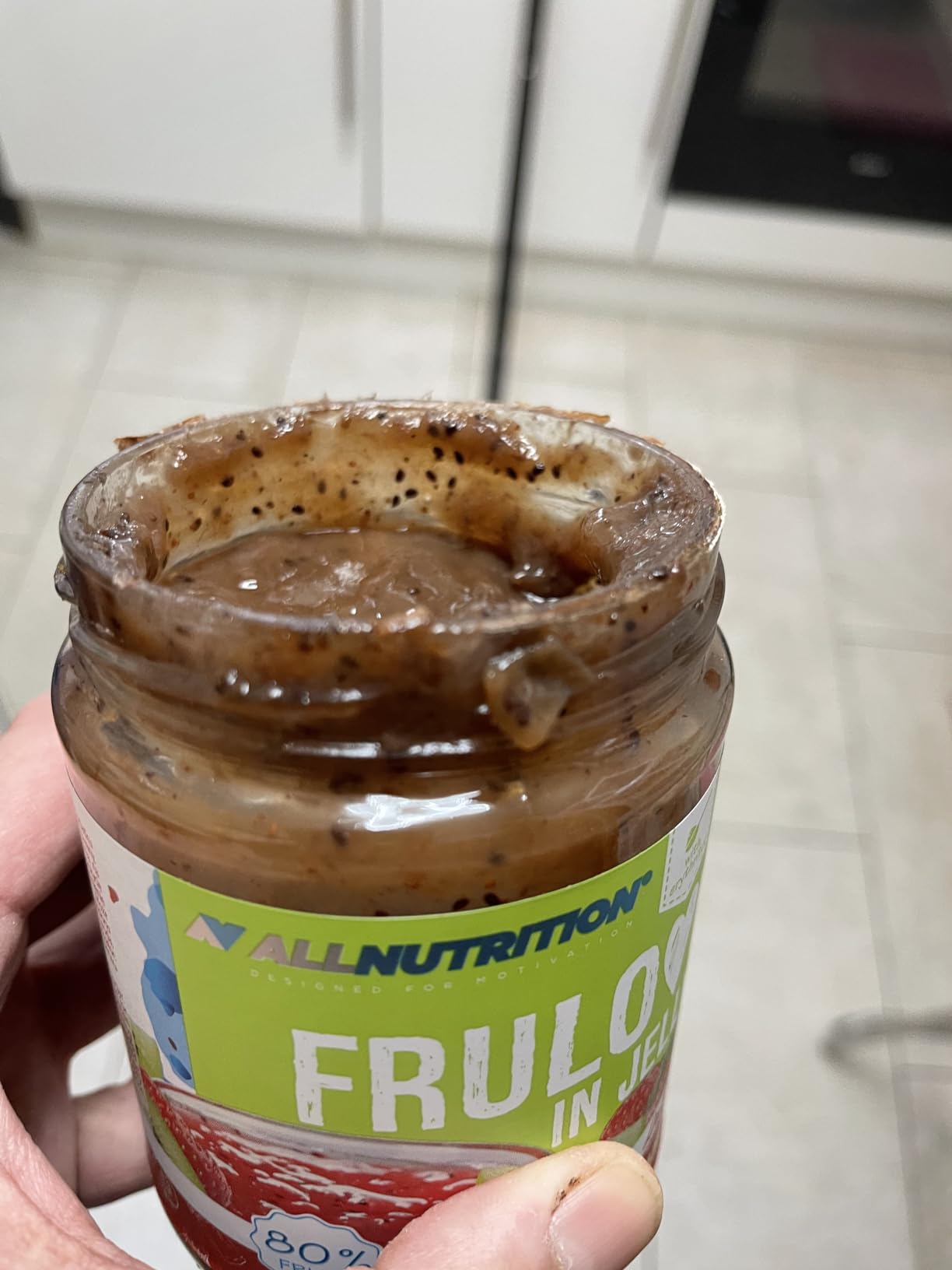 AllNutrition FRULOVE Marmellata Kiwi Fragole 500 g Senza Zucchero