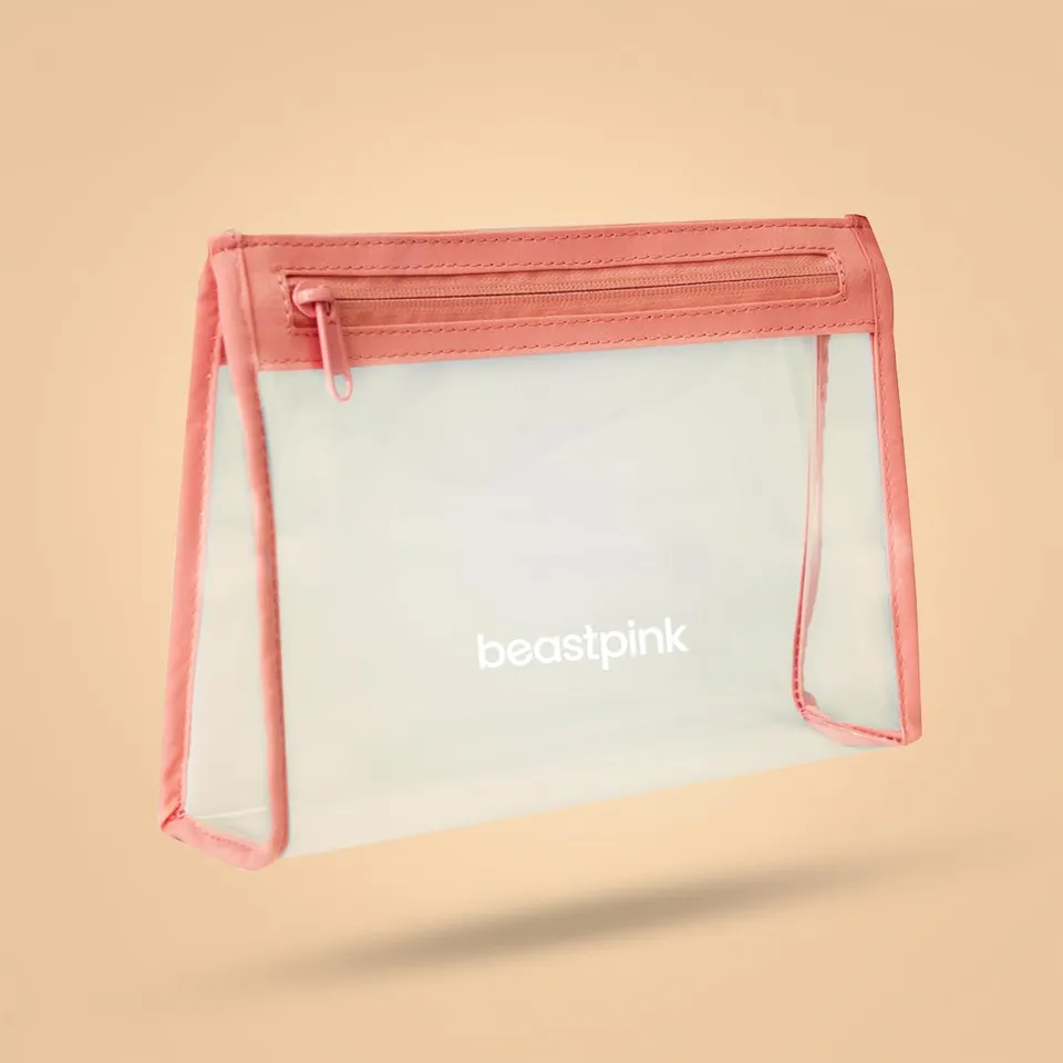 GymBeam Beauty Case Trasparente Viaggio Palestra