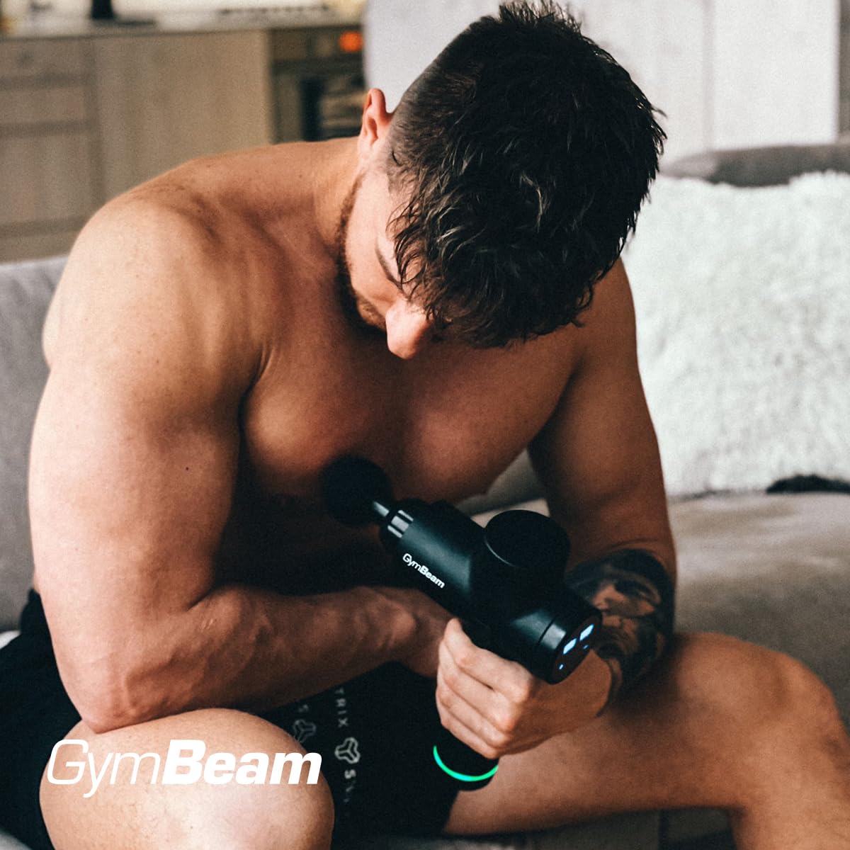 GymBeam Massage Gun VI Pistola Massaggio 30 Livelli Nera