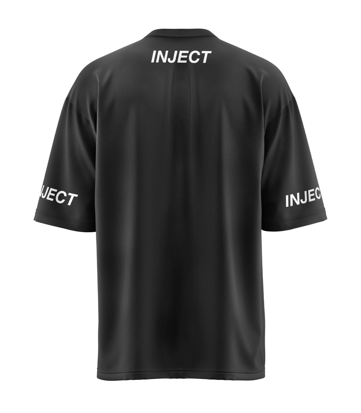 INJECT Drop T-Shirt Oversize Cotone Bianco Unisex
