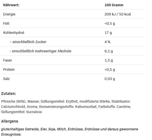 AllNutrition FRULOVE In Jelly marmellata pesca 1000 g