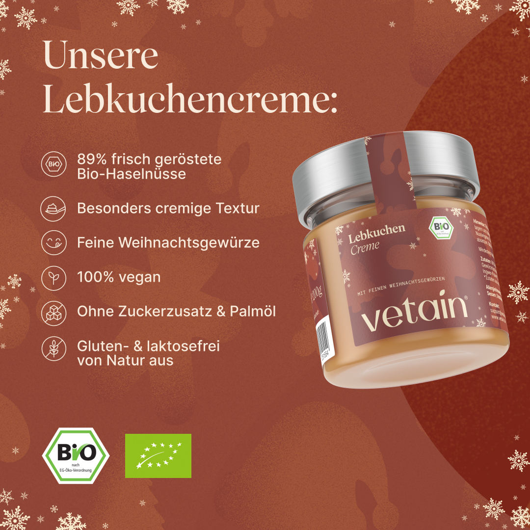 Vetain Snacks Lebkuchencreme crema spalmabile 200g BIO
