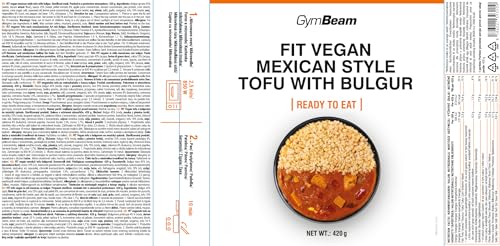 GymBeam FIT Tofu Messicana Bulgur Piatto Pronto Vegano 25,7 g