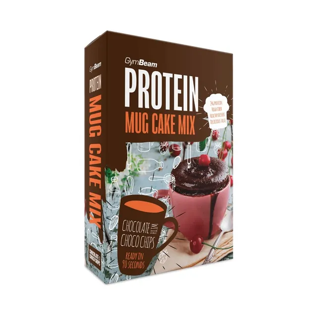 GymBeam Mug Cake proteica chocolate choco chips 500g