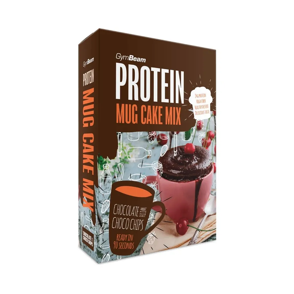 GymBeam Mug Cake proteica chocolate choco chips 500g