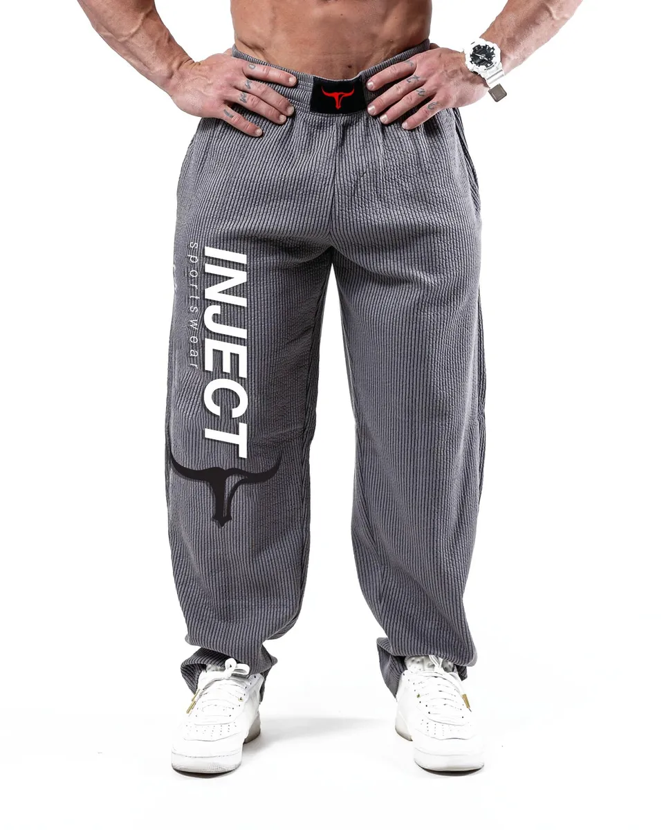 Inject Hammer Pantaloni Tuta Grigio Antracite Cotone XS-XL