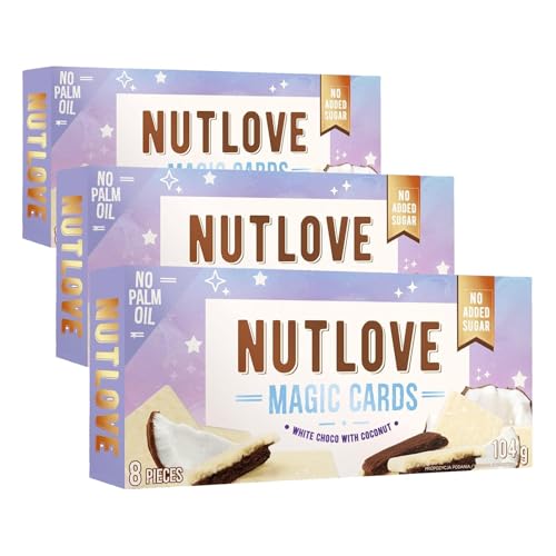 AllNutrition Nutlove Magic Cards biscotti cocco senza zucchero 104 g